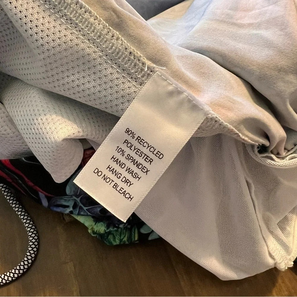 Palma Swim Puerto Rico Swim Trunk Volar Parrot Tropical Forrest M Shorts lined - Picture 6 of 11